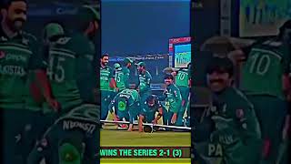 Pakistani team funny moment after win 😂shorts [upl. by Ikceb]