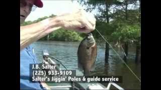 JB Salter bream fishing in Lake Henderson Louisiana [upl. by Notgnirrac]