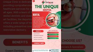 Our Dental Department offers expert care to keep your teeth tophospitalinbalaganjtheuniquehospital [upl. by Mcclenon]