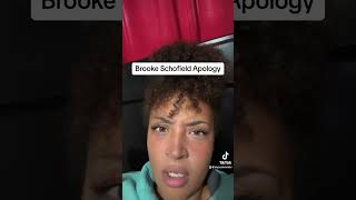 Brooke Schofield Apology‼️ [upl. by Trimmer]