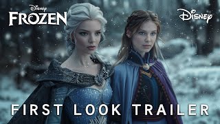 Frozen Live Action Movie 2025  First Look Trailer  Anya Taylor Joy Millie Bobby Brown Olaf [upl. by Shaina]