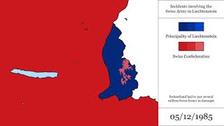 Incidents involving the Swiss Army in Liechtenstein [upl. by Odirfliw]