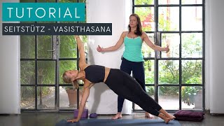 Yoga  Tutorial VASISTHASANA Seitstütz im Anusara®Yoga mit Veronika Freitag [upl. by Linson846]