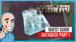 Database Part 1 Quest Guide Interchange Map  Teaching My Son 58  Escape from Tarkov PVE [upl. by Alfie]