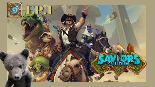 SleepingBearBear  Hearthstone Saviors of Uldum ep1 [upl. by Yrffej]