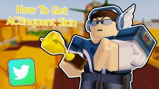 Arsenal How To Get AClinquent Code Delinquent Skin [upl. by Akkimat36]