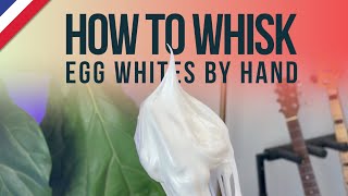 How to whisk egg whites by hand [upl. by Wrennie781]