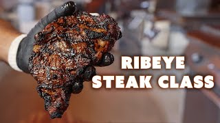 How to Reverse Sear a Ribeye Steak Class  Ft Kosmos Q [upl. by Enomahs]