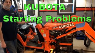 Kubota Starting Problems [upl. by Ahrendt]