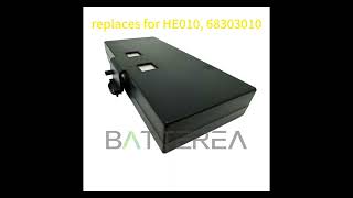 Battery replacement for Hetronic GA GL GRW NIMH 96V2000mAh replaces HE010 68303010 [upl. by Evot]