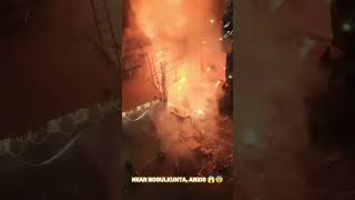 Paris fireworks accident in Abids [upl. by Avrit]