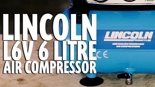 Lincoln L6V 6 Litre Air Compressor  TestReview [upl. by Nuawd]