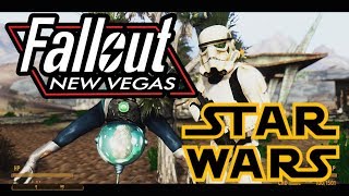 Courier Sith  Fallout New Vegas with Star Wars Stormtrooper mod [upl. by Etnahsal]