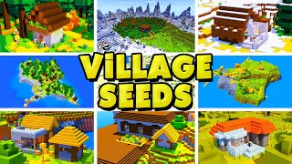 Top 20 Best VILLAGE SEEDS for Minecraft 1206 [upl. by Learsiy576]