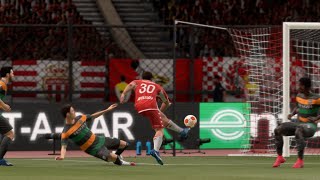 FIFA 21Monaco FRA v VENEZIAEUROPA LEAGUEQUARTI DI FINALE  ANDATAS04106 [upl. by Ardnaiek]