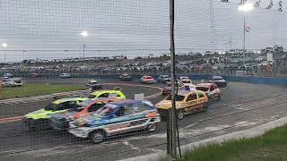 lochgelly Raceway  U Pull It 1300 stock cars heat 1 [upl. by Schnell]