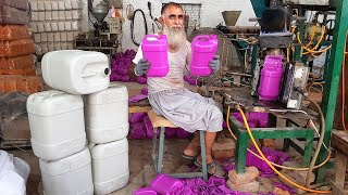 Oil Cans  Unbelievable Technique Of Making Oil Cans In Local Factory [upl. by Letitia912]