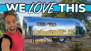 The PERFECT Travel Trailer for Off Grid Camping  Bowlus Volterra rvlife [upl. by Dante]