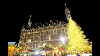 Aachen Germany Christmas Market  Aachener Weihnachtsmarkt [upl. by Kcod]