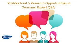 Postdoctoral amp Research Opportunities in Germany [upl. by Tebzil883]