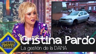 La contundente opinión de Cristina Pardo sobre la gestión de la DANA  El Hormiguero [upl. by Odnam]