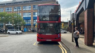 Old Full Route VisualLondon Bus Route 298 Arnos Grove to Potters Bar Station Scania Omnicity [upl. by Chara]