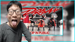 KPOP IN PUBLIC ONE TAKE aespa 에스파  Drama dance cover by LUMINANCE reaction 리액션 [upl. by Gathard]