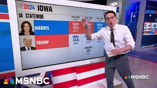 Record shattering Steve Kornacki breaks down historic results in last minute 2024 polling [upl. by Issor]