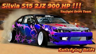 Silvia S15 2JZ 900 HP   Assetto Corsa Satisfying dosanook​ [upl. by Nahrut]