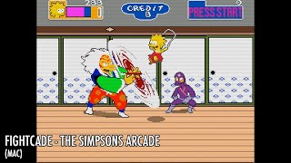 THE SIMPSONS ARCADE PLAYTHROUGH LISA SIMPSON FIGHTCADE [upl. by Cornwell]