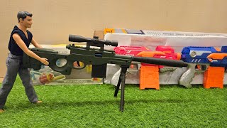 Unboxing NERF FORTNITE Assault Rifle ShotGun Sniper Rifle [upl. by Farmelo]