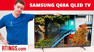 Samsung Q60A QLED TV Review 2021 – EntryLevel QLED [upl. by Alcine]