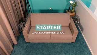 MaSolutionGainDePlace S01E02 Canapé convertible Rapido Starter Square Deco [upl. by Lledyl]