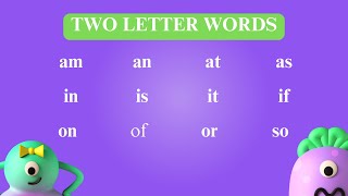 Two Letter Words  2 letter words  English words for kids  Phonics  Vocabulary playkid711 [upl. by Murdock158]