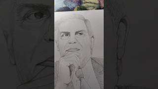 Ratan Tata sir 🙏❤️ shorts sketch art [upl. by Jenny494]