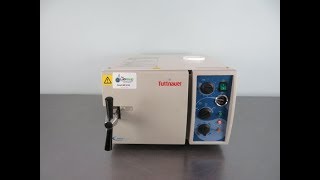 Tuttnauer Autoclave Valueklave 1730 For Sale [upl. by Lucine]