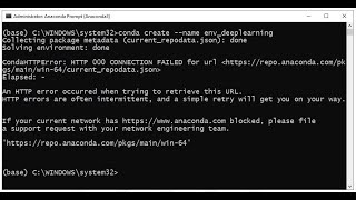 How to resolve HTTP 000 CONNECTION FAILED Error in Anaconda [upl. by Jamaal]