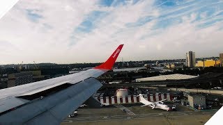 SPECTECULAR VIEW London City Airport Landing  Helvetic Airways  Swiss Embraer ERJ190 [upl. by Aneekat]