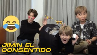 SUGA consiente demasiado a JIMIN de BTS yoonmin [upl. by Aneed]