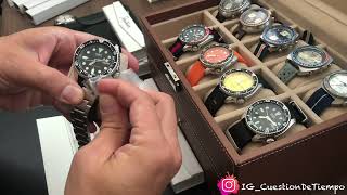 Desempacando pulsos  brazaletes Forstner para Seiko SKX  Seiko 5 y Omega AT [upl. by Derag]