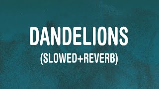 Ruth B  Dandelions Slowed  Reverb Lyrics [upl. by Ahtis766]