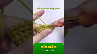 How to crochet Decrease Stitch Dec  Crochet Tutorial for Beginner crochet tutorial [upl. by Orpha]