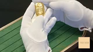 100 GRAM PAMP SUISSE GOLD CAST BAR [upl. by Siuoleoj176]