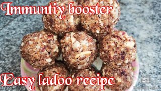 Immunity booster  Lockdown special recipe  Antina unde  Easy and tasty recipes  ladoo recipe [upl. by Leandra]