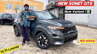 New VARIANT and 1 Lakh Cheap🔥   2024 Kia Sonet GTX [upl. by Westbrook563]