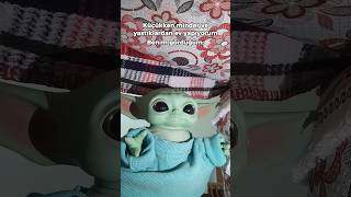 Baby Yodanın küçükken yaptığı ev 🥺  Baby Yoda babyyoda [upl. by Dorsy]