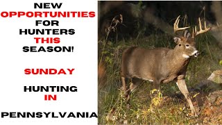 Sunday Hunting in Pennsylvania New Opportunities for Hunters This Season [upl. by Eddi]