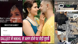 Dalljiet Kaur Ne Iss Wajah Se Nikhil Patel Ko Degi Divorce Dalljeit Ne Kiya Bada Khulasa [upl. by Ahsita]