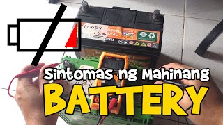 Senyales na Malapit ng malowbat or discharge ang Battery ng sasakyan  Car Battery Low Symptoms [upl. by Eppillihp724]