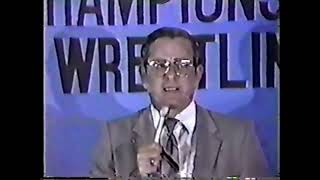 Columbus Championship Wrestling Promos Georgia 1982 [upl. by Acnaiv722]